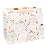 Caroline Gardner Just Married Wedding Medium Gift Bag, UK version