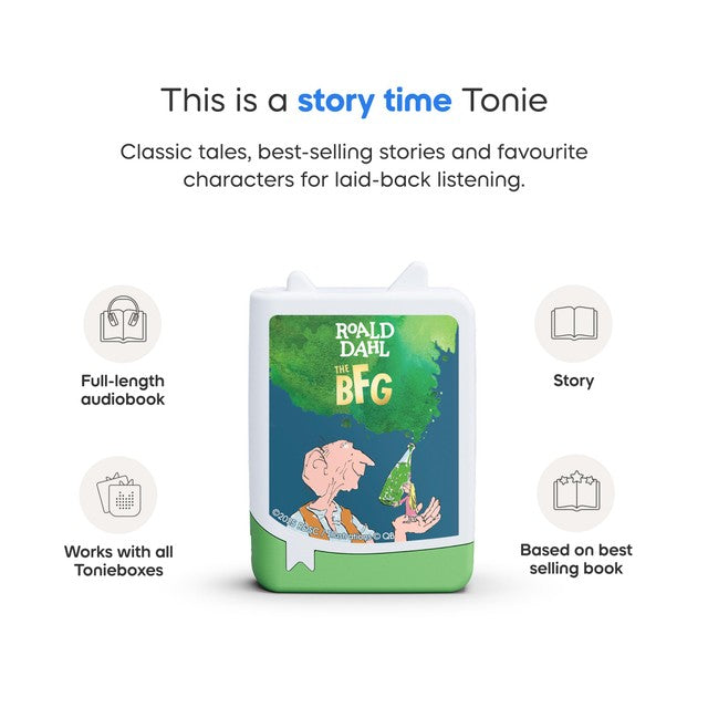Tonies Roald Dahl The BFG audiobook Tonie, UK version