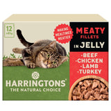 Harringtons wet cat food meat in jelly multipack 12 x 85g, UK version