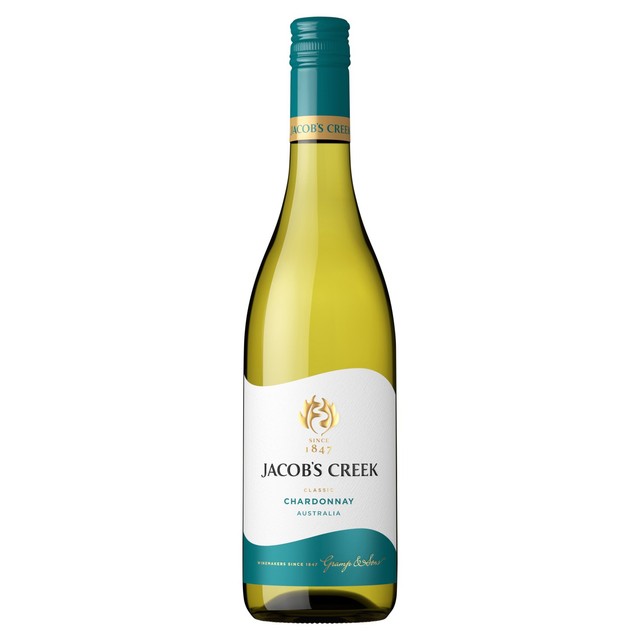 Jacob's Creek Chardonnay white wine 75cl, UK version