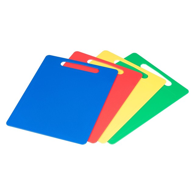 Chef Aid Large Multi-colour Chopping Board Set 4-pack - British product