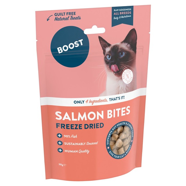 Boost Pet freeze dried salmon cat treats 30g - British product