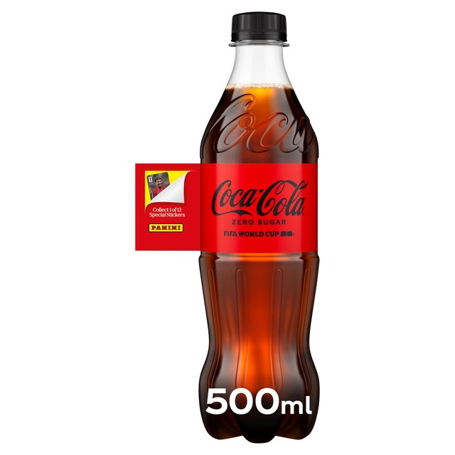 Coca-Cola Zero Sugar soft drink can (British brand)