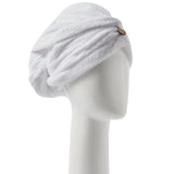 M&S recycled microfibre hair turban white, imported from the UK