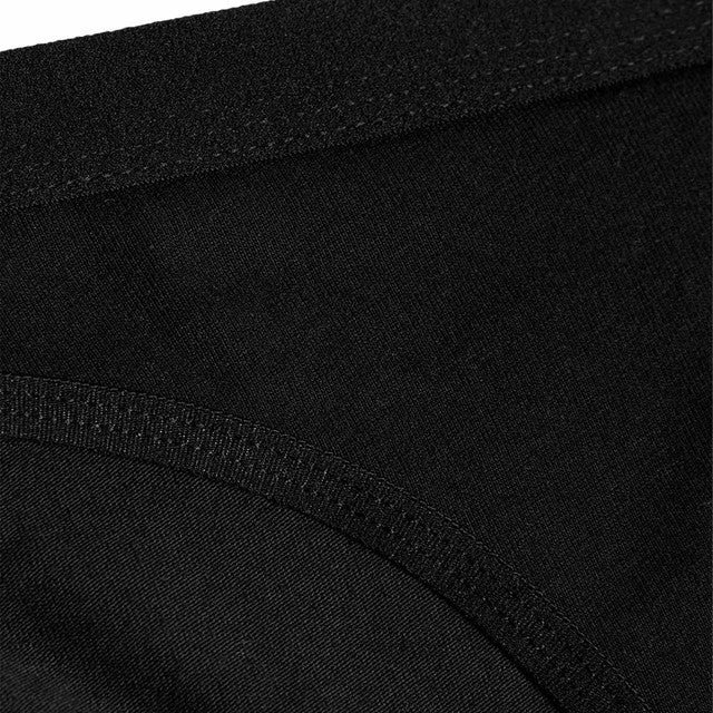 M&S girls cotton stretch knickers black 3-pack for ages 6-7, imported from the UK