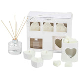 M&S pomegranate scent gift set with reed diffuser and candles, imported from the UK