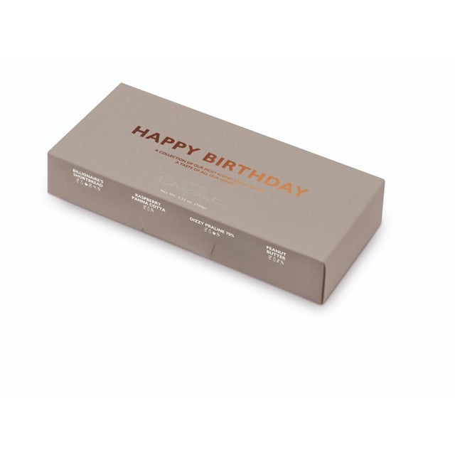 Hotel Chocolat Happy Birthday pocket chocolate selection (British brand)