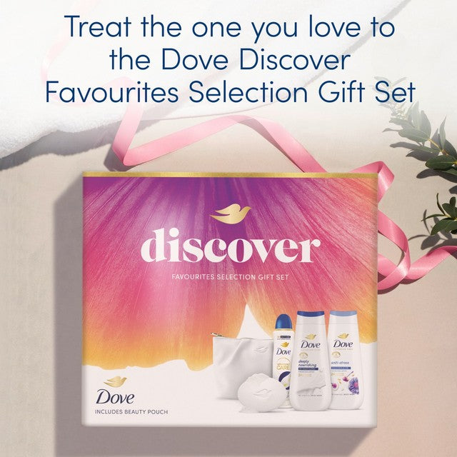 Dove Discover Favourites Selection Wash Bag & Gift Set