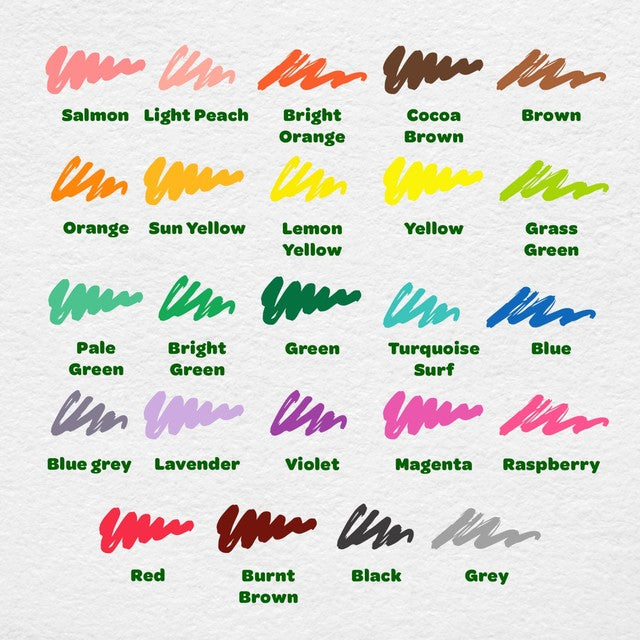 Crayola Supertips markers 24 pack - British product