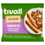 Tivall vegetarian frankfurters 297g (British brand)