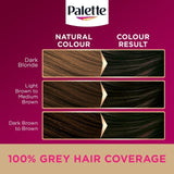 Schwarzkopf Palette DLX 4-0 Dark Brown hair dye kit (British brand)