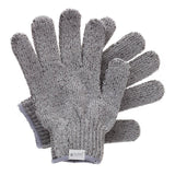 Hydrea London Bamboo Carbonised Exfoliating Shower Gloves, UK version