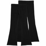 M&S Girls Cotton Flared Leggings, 8-9 Years, Black