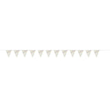 Unique Party Rainbow Polka Dot Flag Banner 12ft, imported from the UK