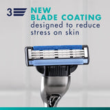 Gillette Mach 3 razor blades 4-pack - British product
