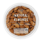 M&S natural almonds 150g, imported from the UK