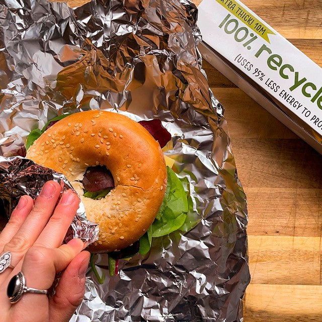 Eco Green Living recycled aluminium foil 10m - British product