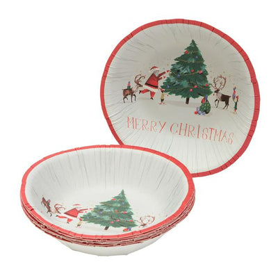 Sainsburys Sainsburys Home Festive Scene Bowls 8pk- Buy online at McGrocer