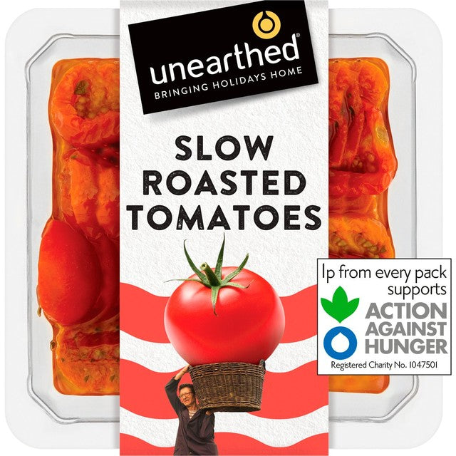 Unearthed semi-dried tomatoes with garlic and herb dressing 180g (British brand)