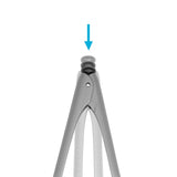 Dreamfarm Clongs Grey Click-lock serving tongs - British product