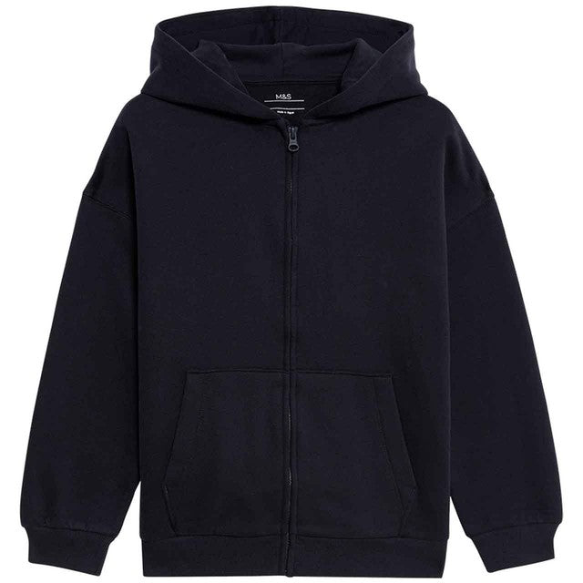 M&S hoodie Navy 11-12 Y, imported from the UK