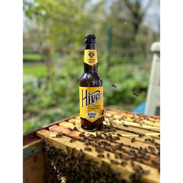 Hiver Blonde Beer can 330ml, UK version