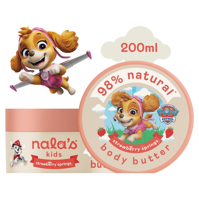 Nala's Kids PAW Patrol body butter Strawberry Springs tub - British product