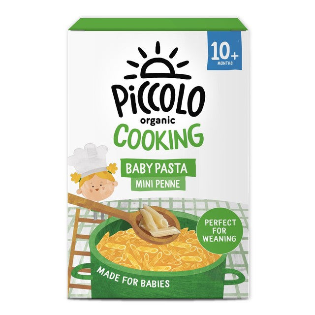Piccolo organic mini penne pasta for babies 10+ months 200g, imported from the UK