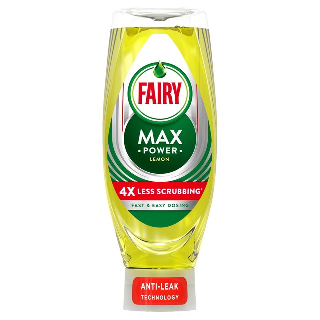 Fairy Max Power lemon washing up liquid, UK version