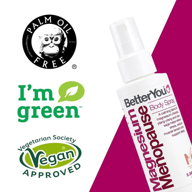 Better You Magnesium Menopause Body Spray 100ml - British product