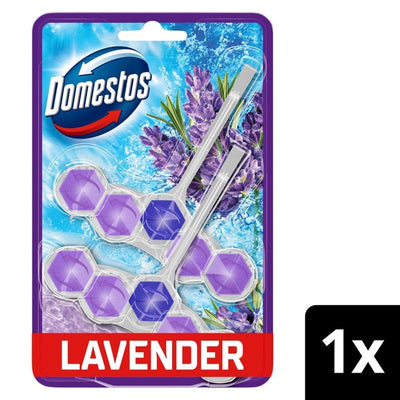 Domestos Power 5 Lavender Toiletten-Spülkastenstein