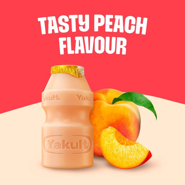 Yakult probiotic drink Peach 65ml, UK version