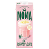 Moma raspberry blonde chocolate oat drink (British brand)