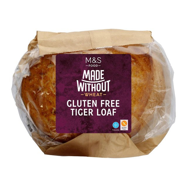 M&S Gluten Free Tiger Loaf 400g, imported from the UK
