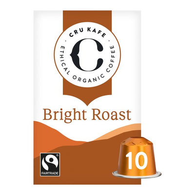 M&S Cru Kafe Organic Fairtrade Bright Roast Espresso Pods 10s- Buy online at McGrocer