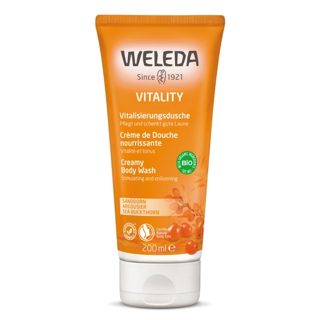Weleda Sea Buckthorn Creamy Body Wash 200ml (British brand)