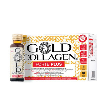 Gold Collagen Forte Plus Flytende Tilskudd 10 x 50ml