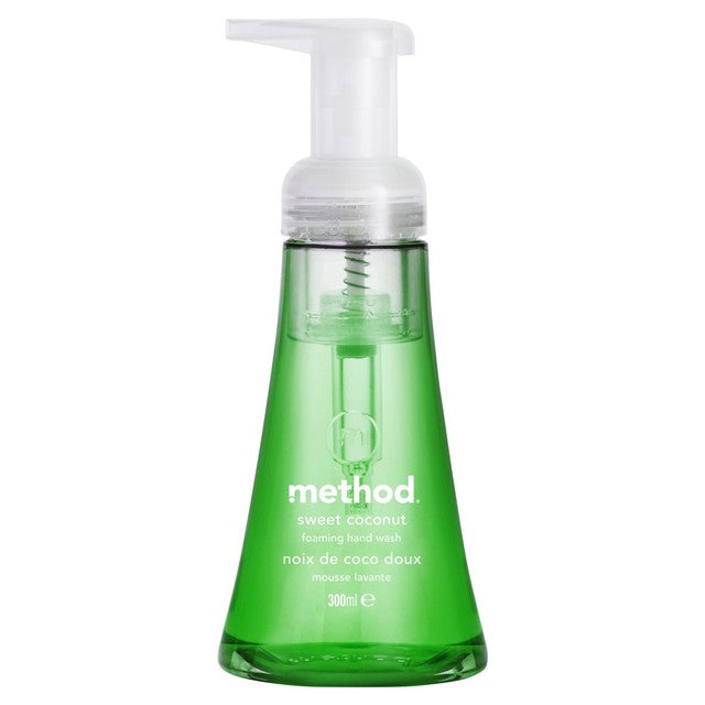 Method Sweet Coconut Foaming Hand Wash 300ml, imported from the UK
