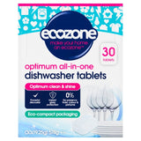 Ecozone Optimum All-in-One Dishwasher Tablets 30 count - British product