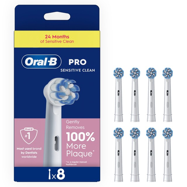 Oral-B Sensitive Clean toothbrush heads refills - British product