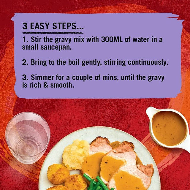 Schwartz Pork and Sage Gravy Sachet 25g (British brand)