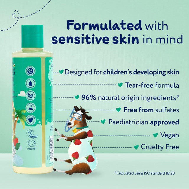 Childs Farm strawberry mint 3-in-1 body wash 250ml - British product