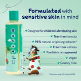Childs Farm strawberry mint 3-in-1 body wash 250ml - British product