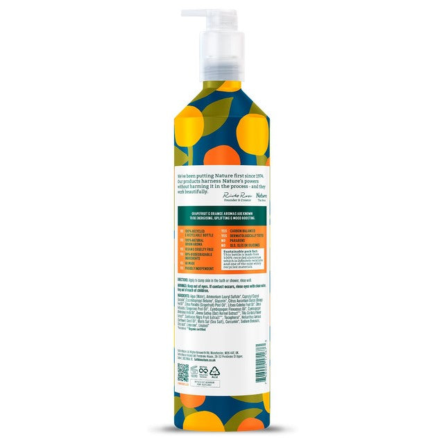 Faith In Nature grapefruit and orange body wash 500ml - British product