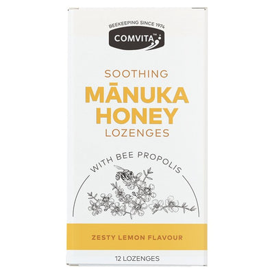 M&S Comvita Manuka Propolis Lemon Honey Lozenges 12 Pack- Buy online at McGrocer