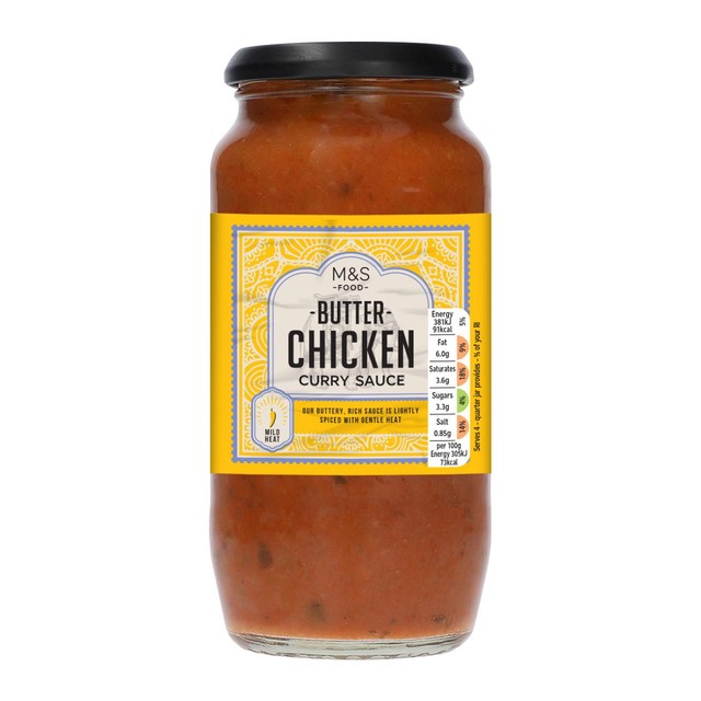 M&S Butter Chicken Curry Sauce 500g - British product