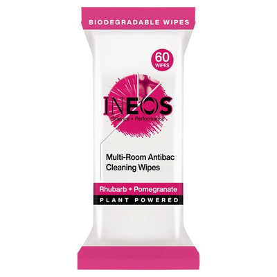 مناديل 
INEOS Antibac 
متعددة الغرف للأسطح برائحة 
Rhubarb + Pomegranate 
عبوة 60 من 
M&S 
- اشترِ عبر الإنترنت من 
McGrocer