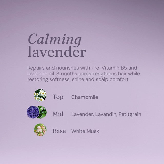Miniml Calming Lavender conditioner with Pro-Vitamin B5, UK version