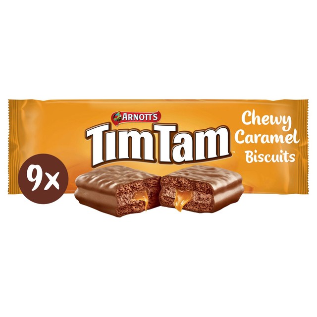 Tim Tam chewy caramel biscuit bars 175g (British brand)