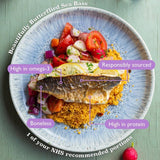 Fish Said Fred sea bass with lemon parsley 255g - British product